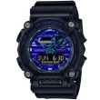 【CASIO 卡西歐】G-SHOCK 虛擬實境感雙顯腕錶 母親節 禮物(GA-900VB-1A)