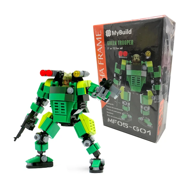 【MyBuild】積木機甲-綠-綠林遊騎兵(MF05-G01)