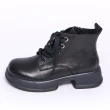【ee9】經典率性免綁帶厚底短靴-黑色-589051  10(短靴)