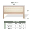 【ASSARI】精緻皮革二件式房間組_床頭片+3分床底(雙人5尺)