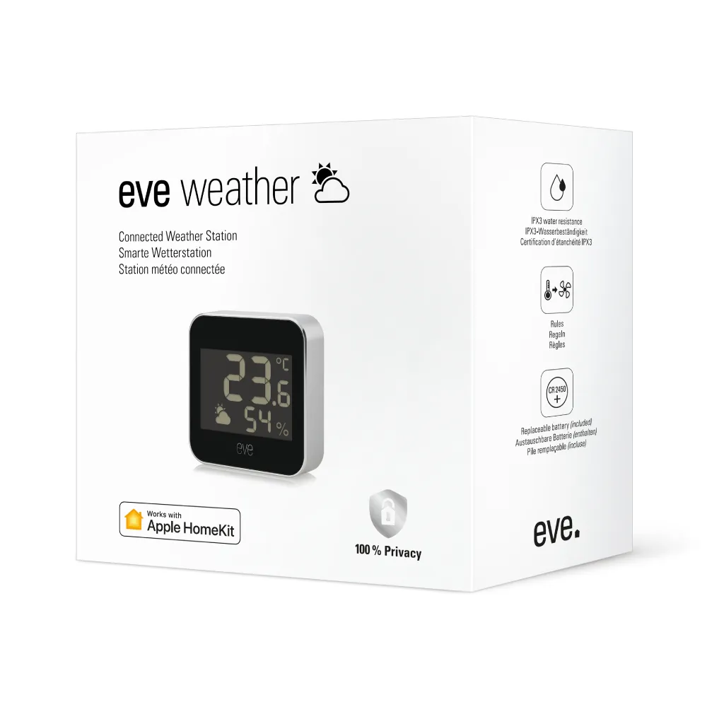 【EVE】Weather 智能天氣感測器 -Thread(HomeKit / 蘋果智能家庭)