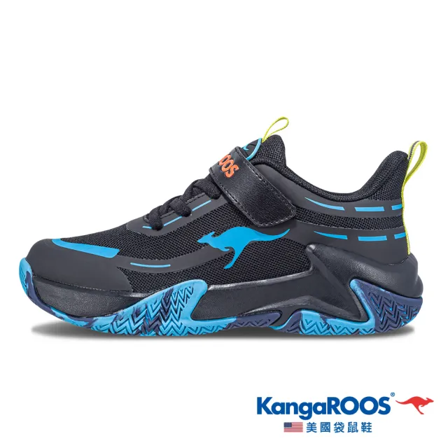【KangaROOS】童 FLASH 2 閃電大底運動童鞋 透氣支撐 避震緩衝(3款任選)