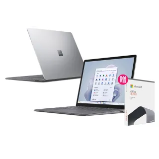 【Microsoft 微軟】Office 2021★15吋i7輕薄觸控筆電(Surface Laptop5/i7-1255U/8G/256G/W11-白金)