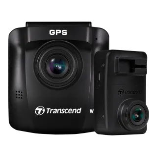 【Transcend 創見】DrivePro 620高感光+WiFi前後雙鏡行車記錄器 行車紀錄器-附64GB記憶卡x2(TS-DP620A-64G)