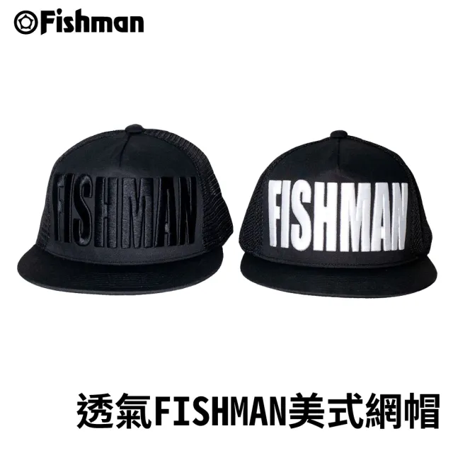 【RONIN 獵漁人】FISHMAN 透氣美式網帽(優良的拒水 拒油性能 不易沾)