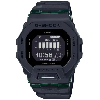 【CASIO 卡西歐】G-SHOCK 藍芽連線 都市街頭風格電子腕錶 母親節 禮物(GBD-200UU-1)