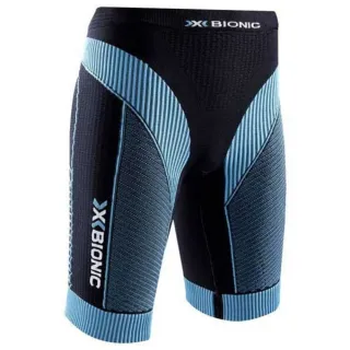 【X-Bionic】RUNNING POWER PANTS 女短運動褲 黑藍色(自行車 單車 腳踏車 人身部品 車褲)