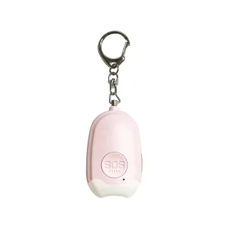 【Mavoly 美樂麗】超高分貝 防身防狼警報器鑰匙圈型手電筒 C-0565(USB充電款)