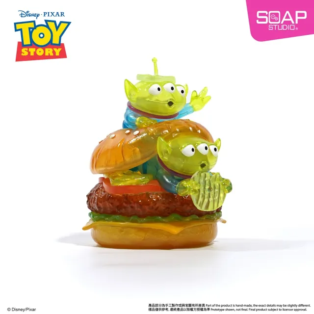 【Beast Kingdom 野獸國】玩具總動員 三眼怪 漢堡透明款(SOAP STUDIO PX044)