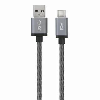【PQI 勁永】USB-A to C 180公分金屬編織線 C-Cable C to A