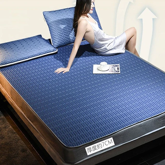 JENJEN 立體加厚涼感泰國乳膠記憶棉複合式單人床墊厚7公分90*200cm