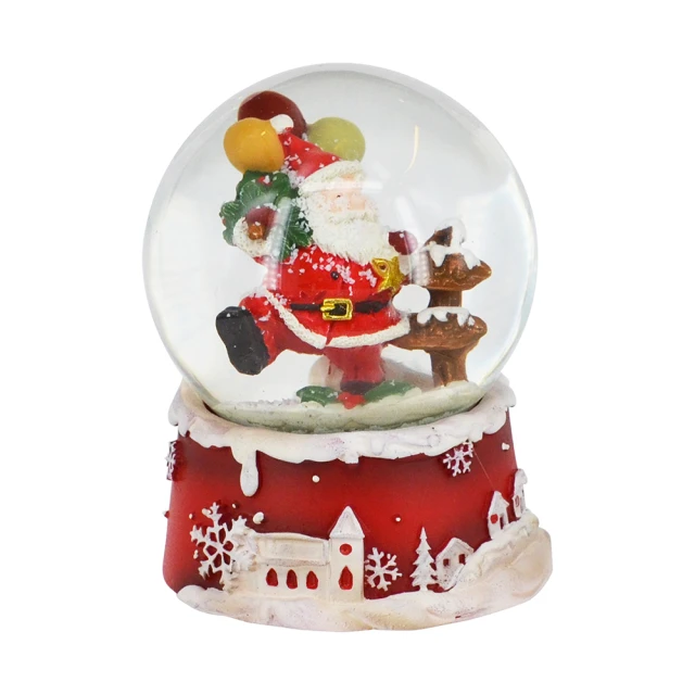 JARLL 讚爾藝術 Snoopy史努比聖誕送禮 音樂水晶球