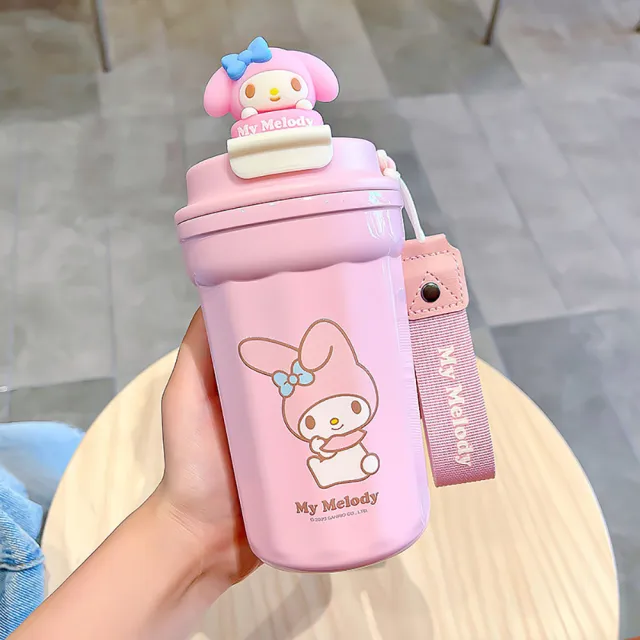 【SANRIO 三麗鷗】316不鏽鋼卡通印花保溫咖啡杯 - 480ml(庫洛米/美樂蒂/大耳狗/布丁狗)