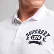 【Superdry】男裝 短袖 POLO衫 VTG SUPERSTATE POLO(白)