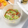 【YOSHIKAWA】蔬菜脫水器 沙拉拖水器 蔬菜瀝水藍(大款 6.6L)