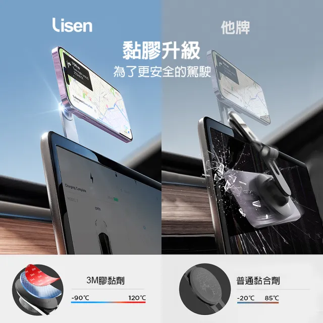 【Lisen】特斯拉屏幕手機支架 Tesla專用車架(Model 3/Model Y/Model X)