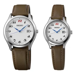 【SEIKO 精工】Laurel 製錶110周年紀念 限量 男女對錶 情侶手錶(V157-0DV0J+V137-0DN0J)