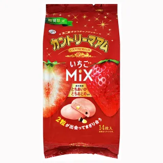 即期品【不二家】鄉村風烘焙餅乾-草莓風味 147g(商品效期2024.06.30)
