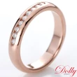 【DOLLY】0.20克拉 14K金輕珠寶玫瑰金鑽石戒指