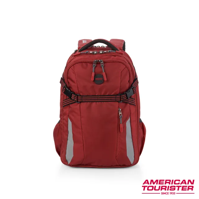 【AMERICAN TOURISTER 美國旅行者】Magna Pace 戶外減壓輕量多口袋筆電後背包/登山包(多色可選)