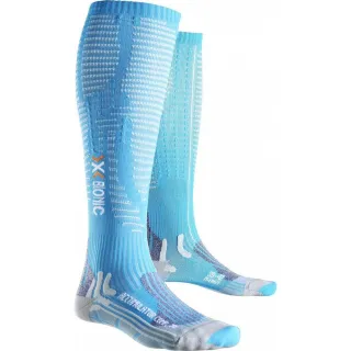 【X-Bionic】ACCMULATOR COMPTITION Lany競賽型壓縮長襪 藍灰色(自行車 單車 腳踏車 車衣車褲 人身部品)