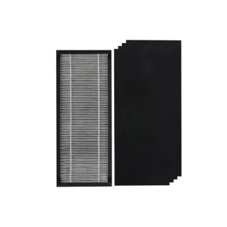 【PUREBURG】適用Fujimedic富士FAP-221空氣清淨機 副廠高效HEPA濾網(送活性碳濾棉 x4片)