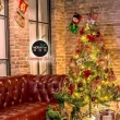 【摩達客】台製15尺-450cm高規特豪華版綠聖誕樹+絕美聖誕花蝴蝶結系配件+100燈LED燈暖白光8串-贈控制器