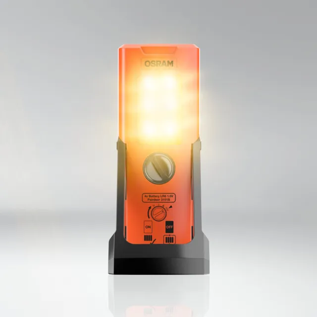 【Osram 歐司朗】LED立式警示燈 TA19(警示架／LED照明《買就送 輕巧型LED手電筒》)