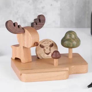 【台隆手創館】木匠兄妹 馴鹿尋路之森-置物座