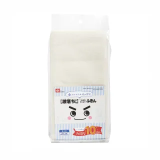 【台隆手創館】LEC激落君超細纖維抹布10入-白/藍 K00427