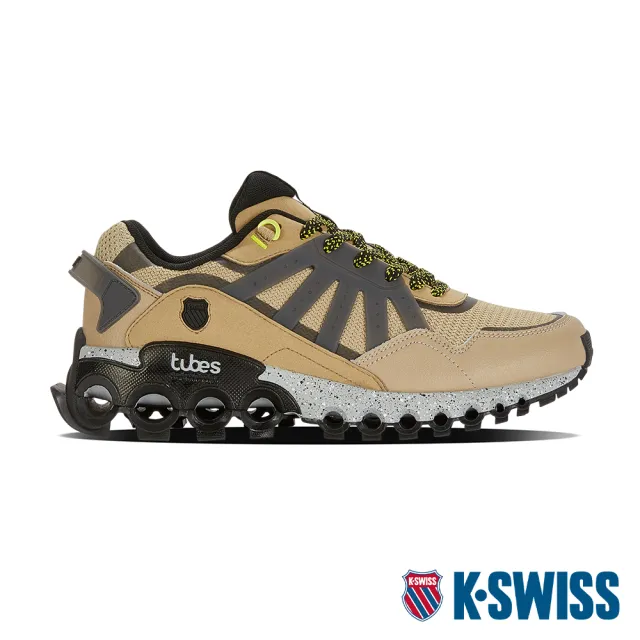 【K-SWISS】輕量訓練鞋 Tubes Sport Trail-男-卡其/灰/黃(08540-201)