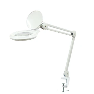 【MICROTECH】MGW93-C-3D 夾桌型放大鏡燈(白)