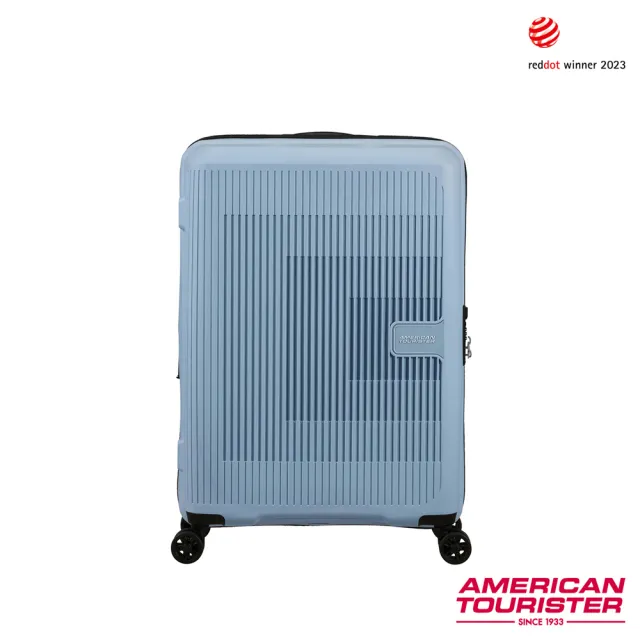 【AMERICAN TOURISTER 美國旅行者】24吋 AEROSTEP 立體漸層可擴充PP輕盈行李箱(多色可選)