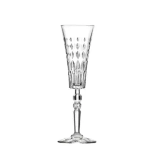 【RCR】無鉛水晶玻璃笛型香檳杯  紅白酒杯 高腳杯(Marilyn 170ml 氣泡酒杯 KAYEN)