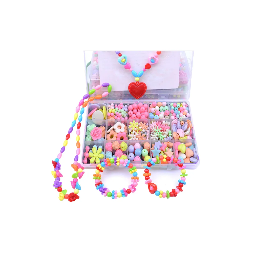 【JoyNa】2盒入-兒童DIY串珠玩具 手工編織