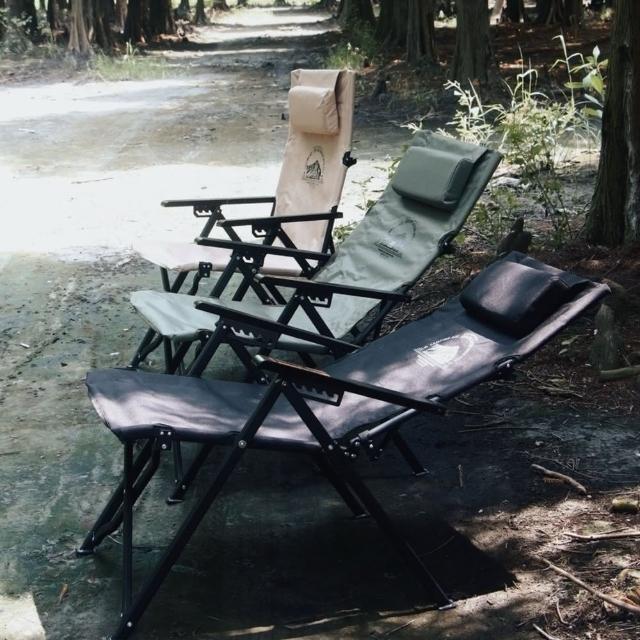 【Camping Ace】黑森林戰術六段椅 黑/沙/綠(摺疊椅x露營椅x收納短)