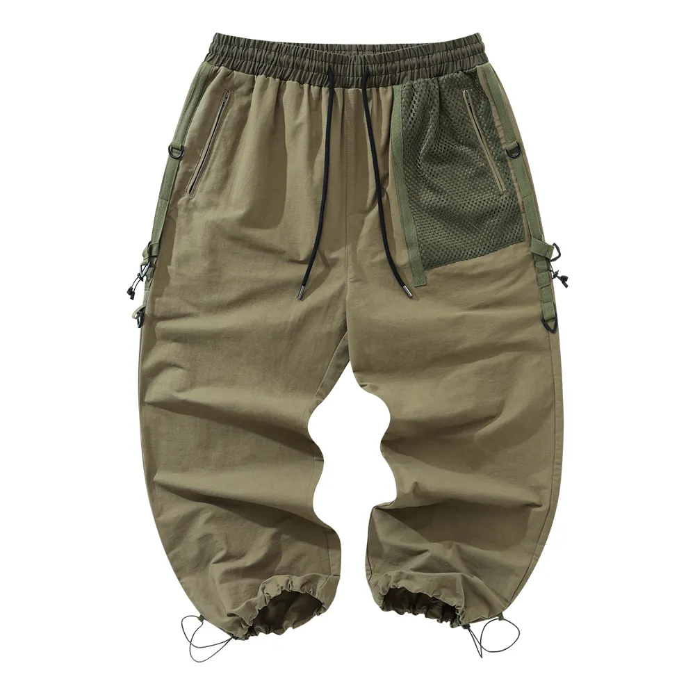 【JSMIX 大尺碼】大尺碼寬鬆直筒口袋工裝褲(34JK8376)