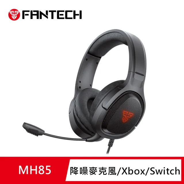 【FANTECH】手機/電腦遊戲雙用耳罩式耳機(MH85)