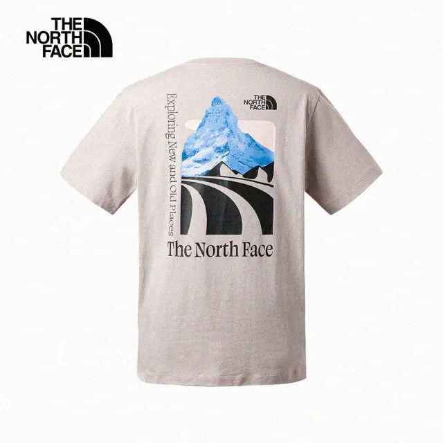 【The North Face 官方旗艦】短袖T-shirt潮流印花系列-純棉/親膚/圓領(多款任選)