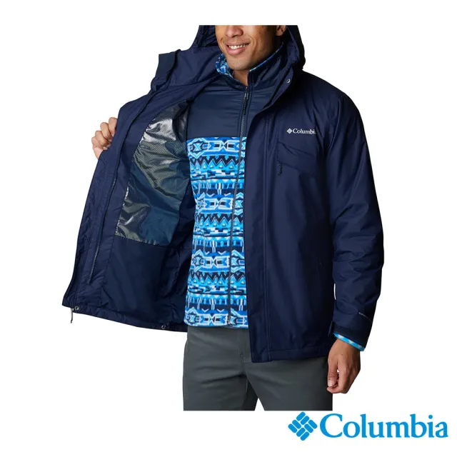 【Columbia 哥倫比亞 官方旗艦】男女款-Omni-Heat鋁點極暖防水連帽外套(多款任選)