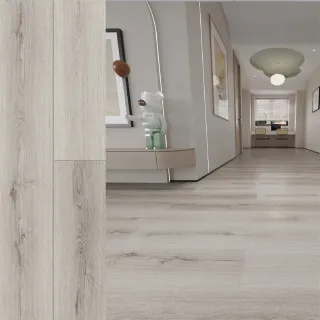 【KRONO ORIGINAL】德國KRONO  ORIGINAL 卡扣式超耐磨地板-0.8坪/箱- 香川白橡(AC5耐磨商用等級72H防潑水)