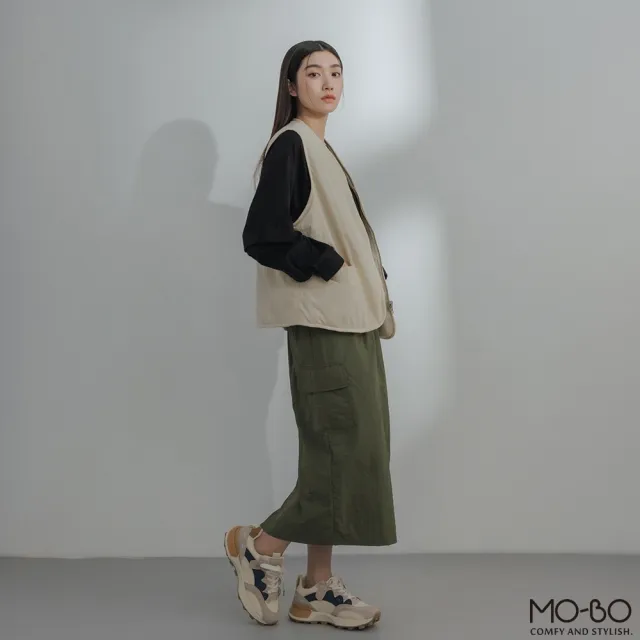 【MO-BO】雙面好穿搭QQ毛背心(MOMO獨家優惠)