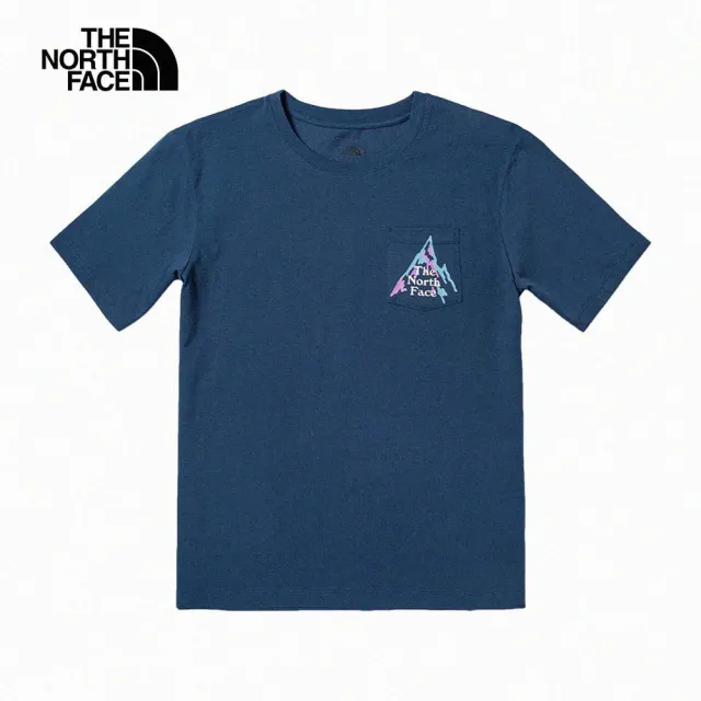 The north face on sale t shirt blue