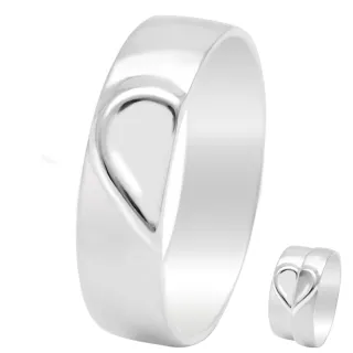 【Niloe】純銀戒指 愛在一起 情侶對戒系列 創新設計(925純銀 尾戒 對戒 多尺寸)