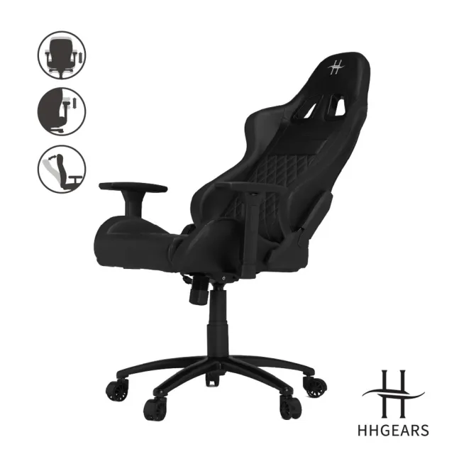 【HHGears】HHGears XL500 電競椅 黑(原廠保固一年)