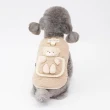 【pettrip】口袋小熊棉馬甲(秋冬款寵物服飾 可拆卸立體小熊娃娃 貓狗衣服)