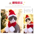 【QIDINA】2入 寵物變身聖誕樹麋鹿聖誕節 寵物配件-C(寵物領巾 寵物服飾 寵物衣服 貓衣服 狗衣服)