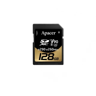 【Apacer 宇瞻】128GB SD UHS-II U3 V30 高速記憶卡 290MB/s(公司貨)