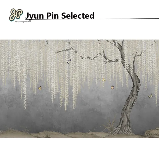 【Jyun Pin 駿品裝修】駿品嚴選TW018D(水墨系列壁紙/每坪)