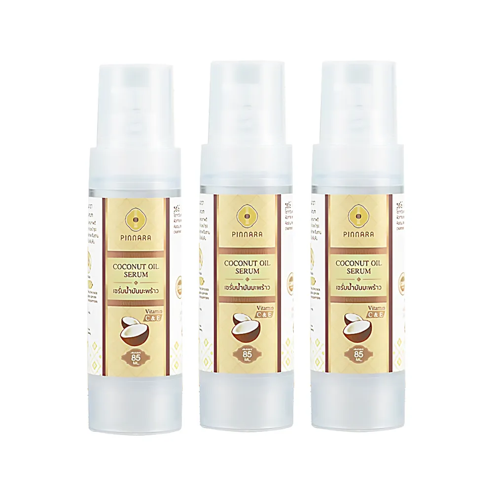 Pinnara】椰子油精華液85ml3入(保濕鎖水滋潤提亮肌膚) - momo購物網- 好評推薦-2026年1月